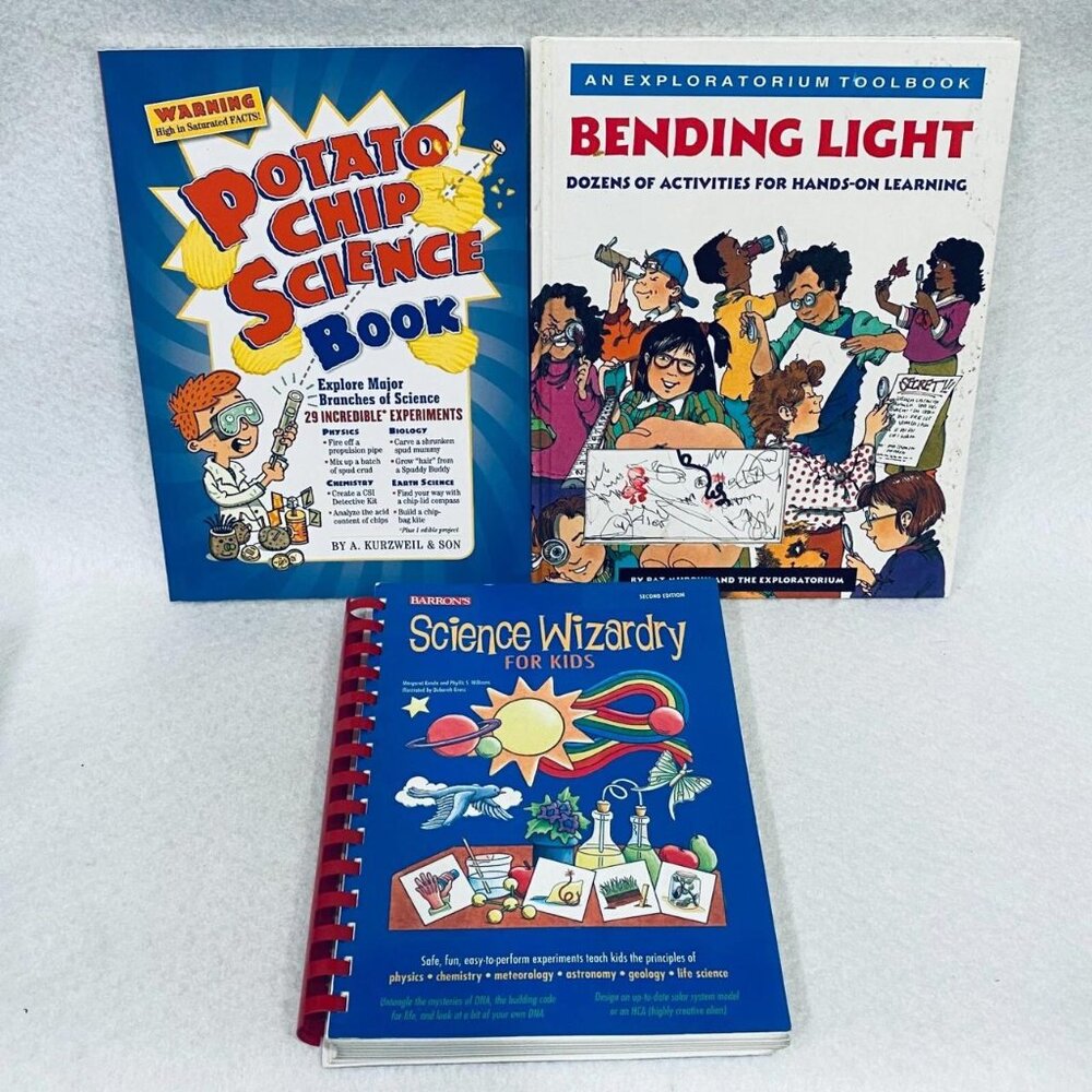 Set of 3 Science Experiment Books - Homeschool Curriculum
